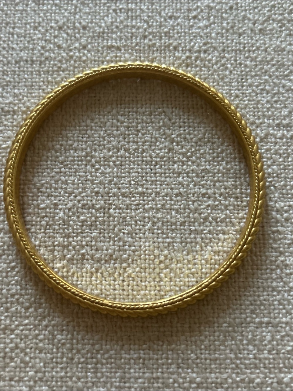 Julie Vos Twisted Rope Classic Gold Bangle